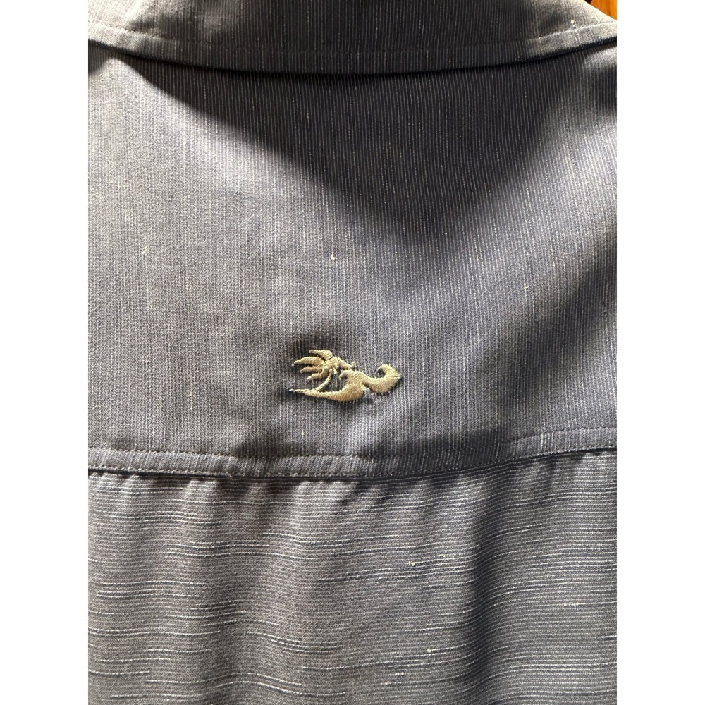 Honolua Surf Co Mens Blue Bamboo Print Button Down Shirt Comfort Fit Large - Picture 5 of 6